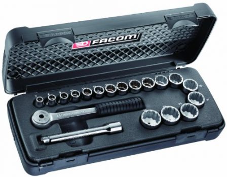 COFFRET DOUILLE 3/8 12 PANS MM OUTIL FACOM J.420E