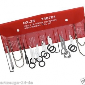 COMPOSITION OUTILS AUTORADIO OUTIL FACOM DX.25