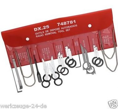 COMPOSITION OUTILS AUTORADIO OUTIL FACOM DX.25