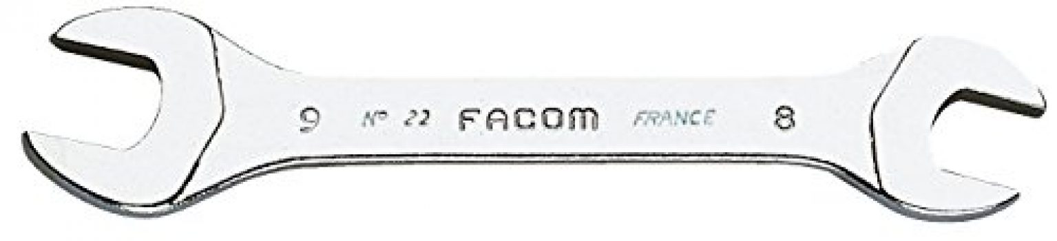 CLE A FOURCHE 8X9 MM OUTIL FACOM 22.8X9