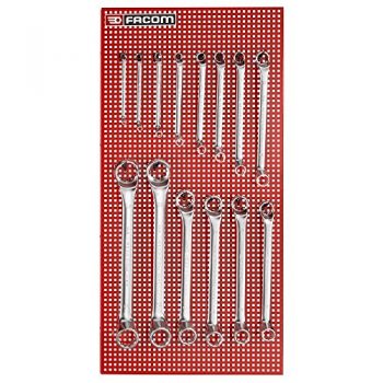 JEU DE 14 CLES POLYGONALES OUTIL FACOM 55A.P14E