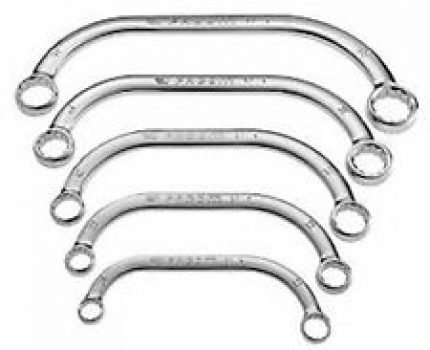 JEU 5 CLES POLYGONALES MI-LUNE OUTIL FACOM 57.JE5