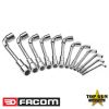 Facom 76.JE16 - 16Pc Metric 12ptx6pt Angled Socket Spanners Set