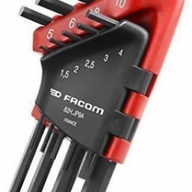 JEU ETUI 9 CLES MALES COURT MM OUTIL FACOM 82H.JP9A