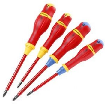 JEU DE 4 SLIM TOURNEVIS BORNEO OUTIL FACOM AB.J4TVE