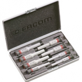 COFFRET 8 TOURNEVIS MICRO-TECH OUTIL FACOM AEF.J6