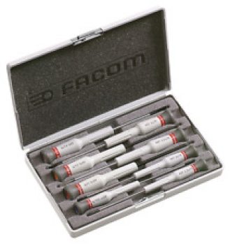 COFFRET 8 TOURNEVIS MICRO-TECH OUTIL FACOM AEF.J6
