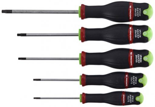 JEU DE 5 TVIS TAMPER TORX PLUS OUTIL FACOM ANXRP.J5