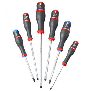 JEU 6 TOURNEVIS HEXA FENTE PZ OUTIL FACOM AWD.J6