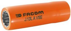 Facom-Douille J.8LAVSE Isole 1000 V Long 3/8 Serie Vse 8...