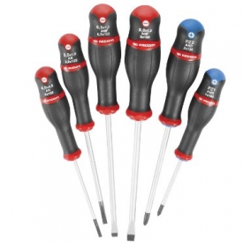 JEU DE 6 TOURNEVIS FENTE ET PZ OUTIL FACOM AND.J6