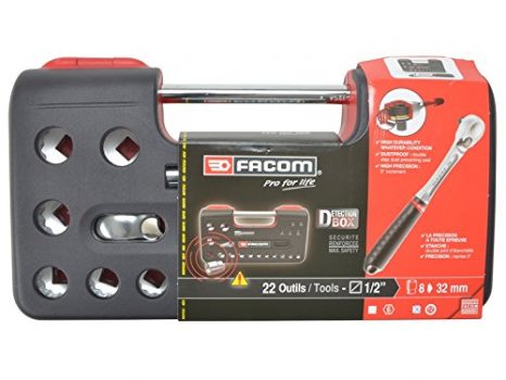 COFFRET DOUILLES 1/2 12PT 22P OUTIL FACOM SL.DBOX412