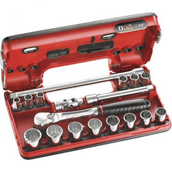 COFFRET DOUILLES 3/8 12P-18PC OUTIL FACOM JL.DBOX112