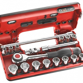 COFFRET DOUILLES 3/8 6P-18PCS OUTIL FACOM J.360DBOX1