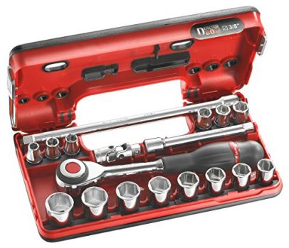 COFFRET DOUILLES 3/8 6P-18PCS OUTIL FACOM J.360DBOX1