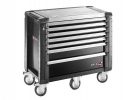 FACOM jet.7gm5 jet.m5 Étagère à roulettes 7 tiroirs Noir