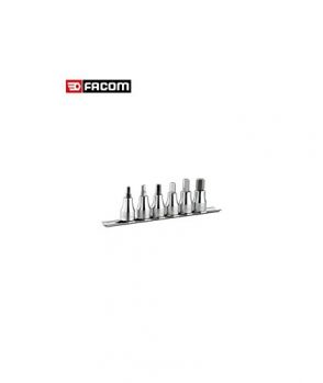 JEU DE 6 DOUIL-TVIS 3/8 RACK OUTIL FACOM JT.40