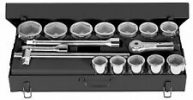 Facom M.431U 16 Piece Hexagon Socket Set 1.7/8-3.3/8Af 1In Drive...
