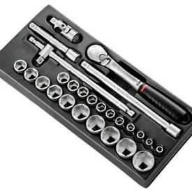 MOD DOUIL 1/2 12P IN S.161B 22PC OUTIL FACOM MOD.S161-212U