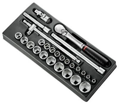 MOD DOUIL 1/2 12P IN S.161B 22PC OUTIL FACOM MOD.S161-212U