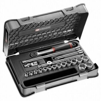COFFRET DOUIL 1/4 6P MM R.161B 19P OUTIL FACOM R.161-3P6