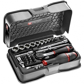 COFFRET DOUIL 1/4 6P MM R.161B 31P OUTIL FACOM R.161-5P6