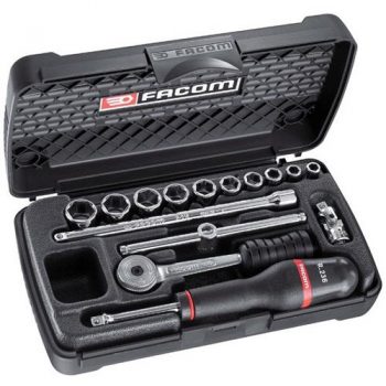 COFFRET DOUILLE 1/4 6PANS MM OUTIL FACOM R.410D