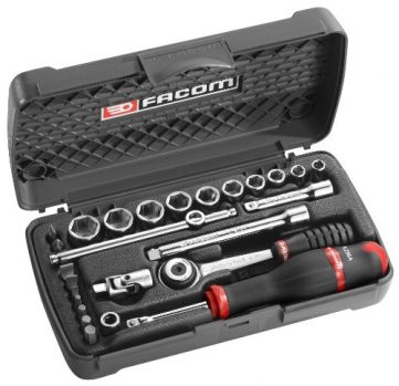 COFFRET DOUILLE 1/4 6PANS MM OUTIL FACOM R.425AP