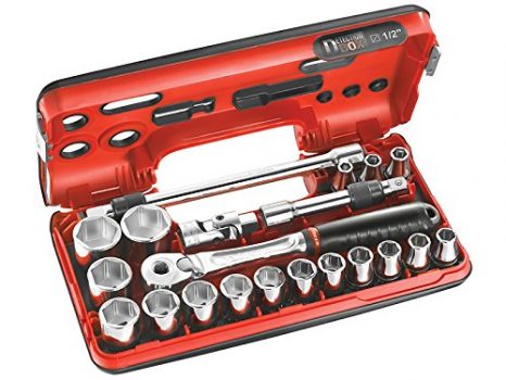 COFFRET 1/2 DOUILLES 6P+CLIQUE OUTIL FACOM SL.DBOX500