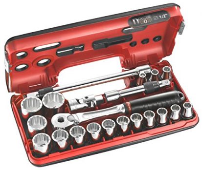 COFFRET 1/2 DOUILLES 12P+CLIQU OUTIL FACOM SL.DBOX501