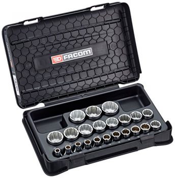 COFFRET DOUILLES 1/2 12P MM 22PC OUTIL FACOM S.400B