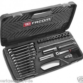 COFFRET DOUILLE 3/8 , CLES MM OUTIL FACOM J.447E