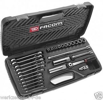 COFFRET DOUILLE 3/8 , CLES MM OUTIL FACOM J.447E